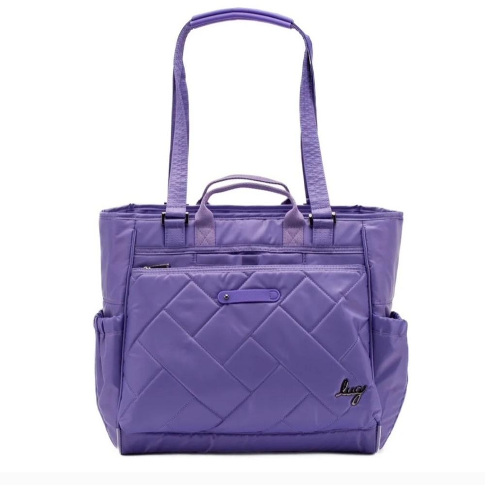 Lug Cabby SE Quilted Amethyst Tote Bag with Dual Straps